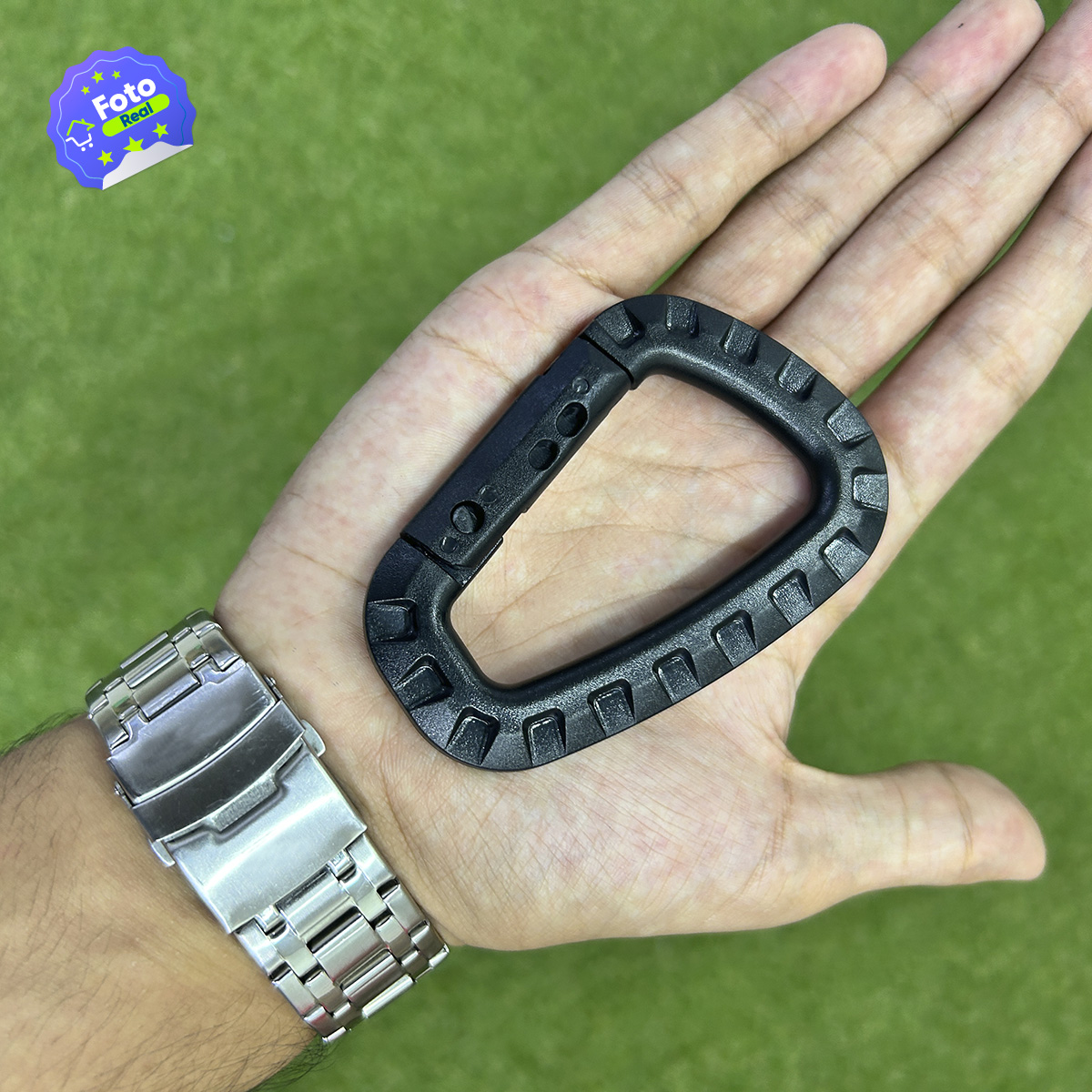 Miniatura 5 de Mosqueton x3 De Plastico Llavero MK-006